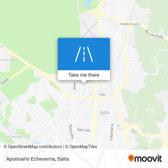 Apolinario Echeverría map