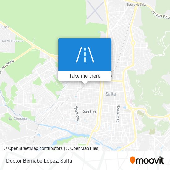 Mapa de Doctor Bernabé López