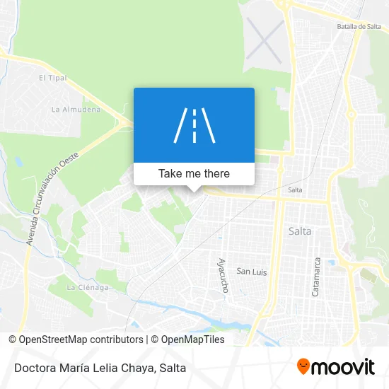 Doctora María Lelia Chaya map