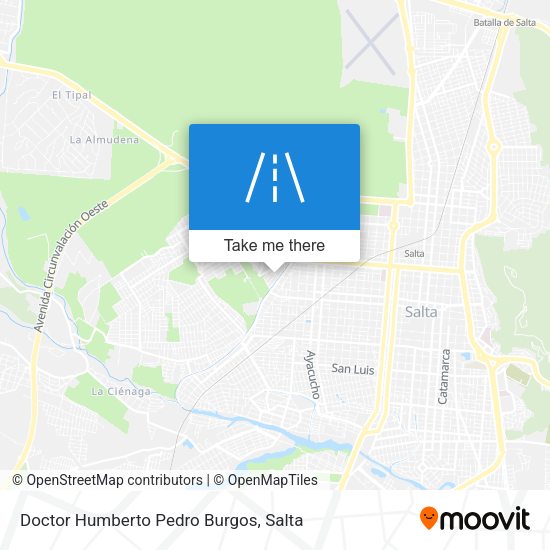 Mapa de Doctor Humberto Pedro Burgos