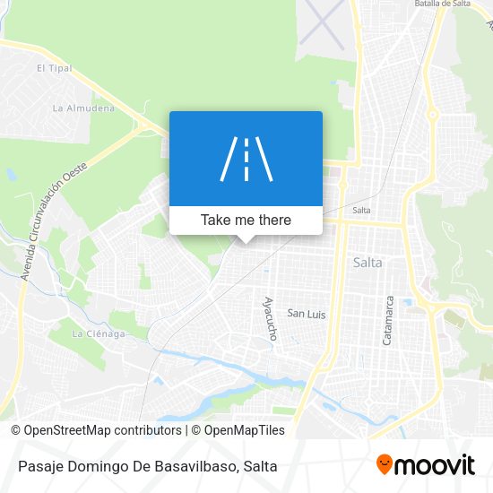 Mapa de Pasaje Domingo De Basavilbaso