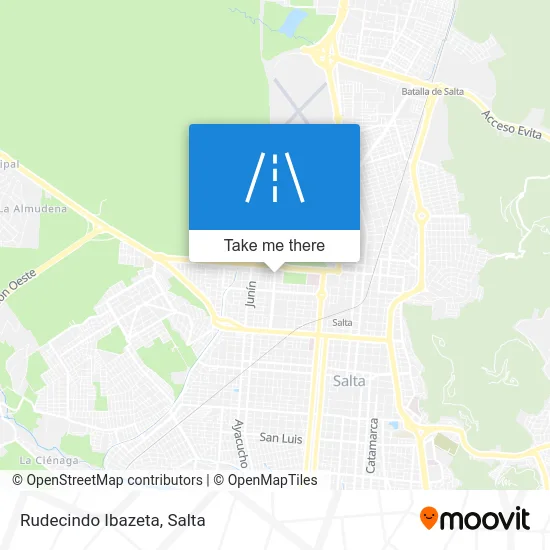 Rudecindo Ibazeta map