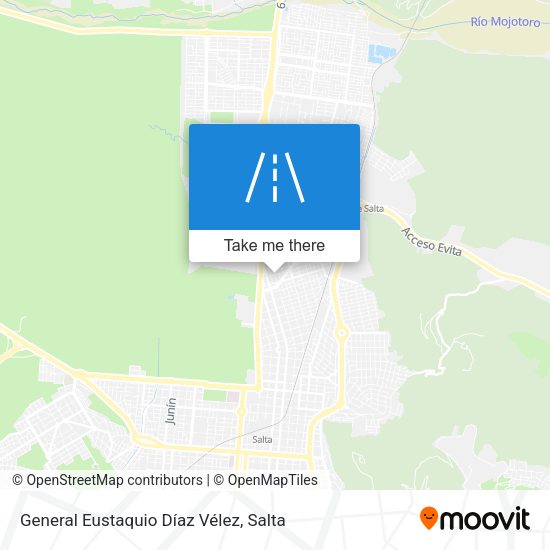General Eustaquio Díaz Vélez map