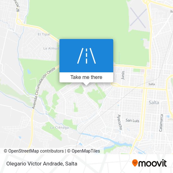 Olegario Víctor Andrade map