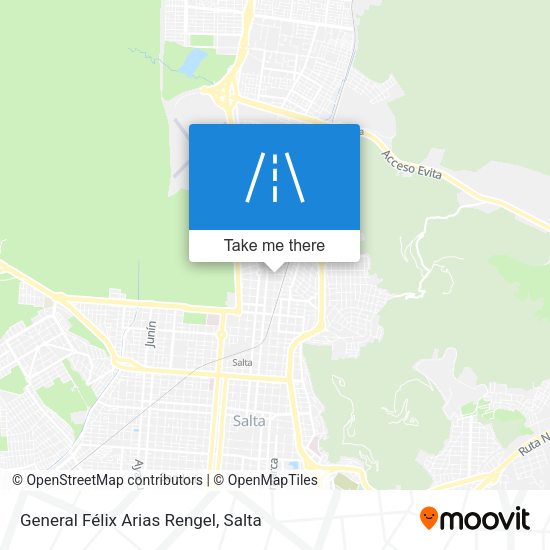 Mapa de General Félix Arias Rengel