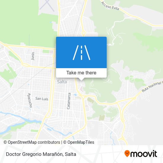 Doctor Gregorio Marañón map