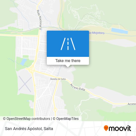 San Andrés Apóstol map