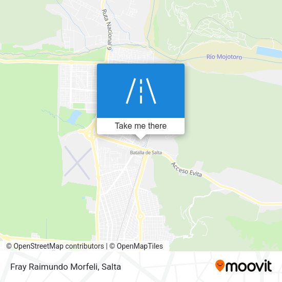 Mapa de Fray Raimundo Morfeli
