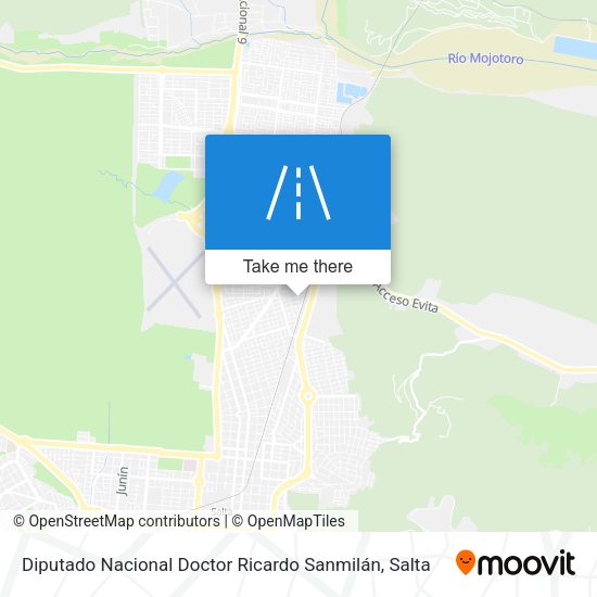 Mapa de Diputado Nacional Doctor Ricardo Sanmilán