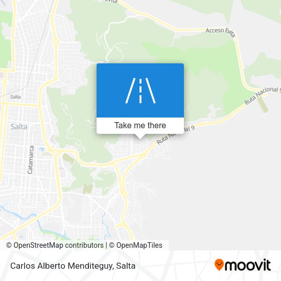 Carlos Alberto Menditeguy map