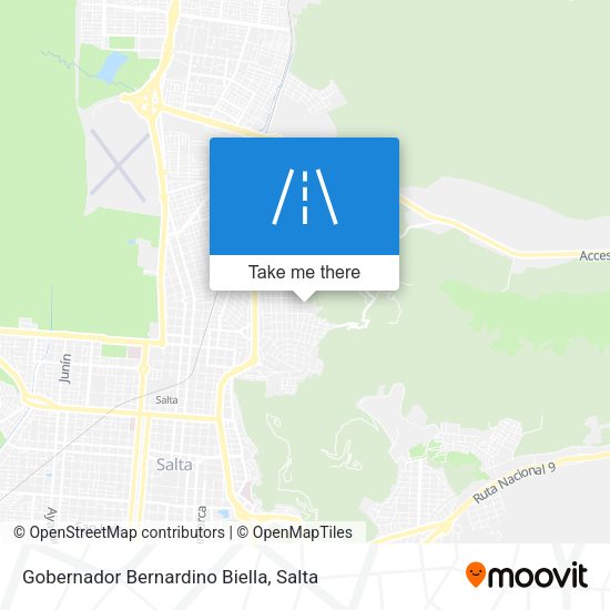Mapa de Gobernador Bernardino Biella