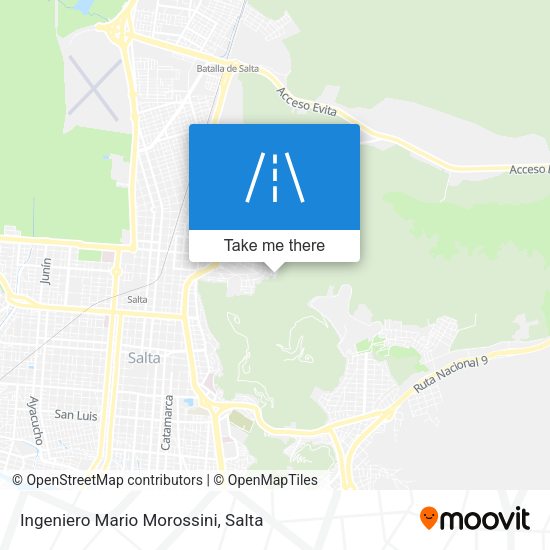 Ingeniero Mario Morossini map