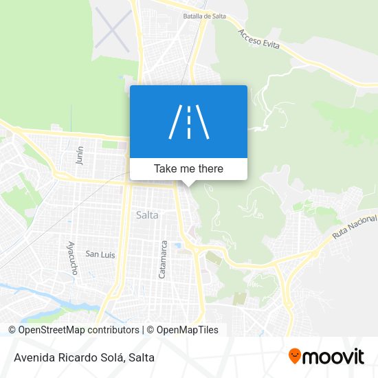 Avenida Ricardo Solá map