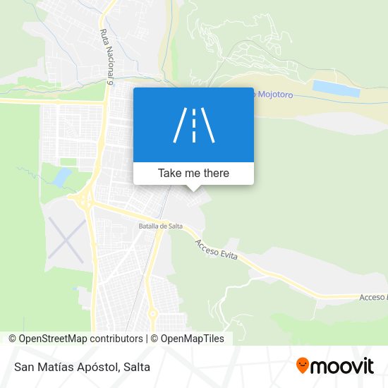 San Matías Apóstol map