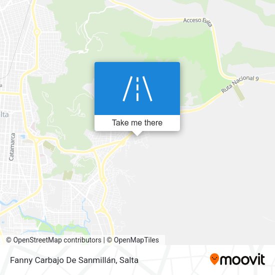 Fanny Carbajo De Sanmillán map