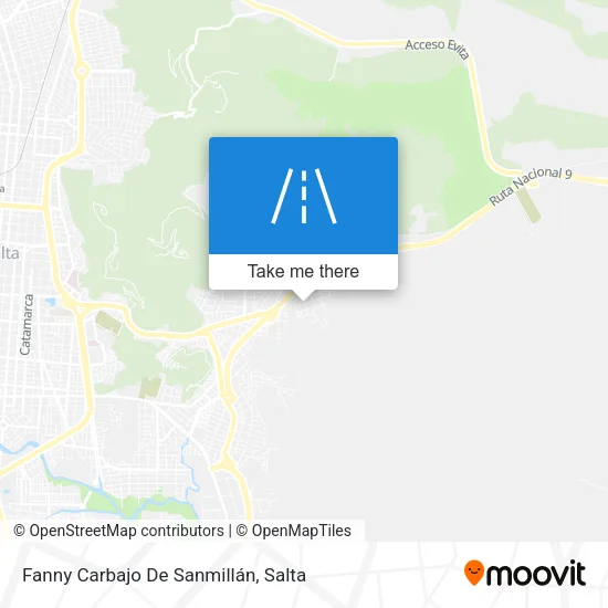 Mapa de Fanny Carbajo De Sanmillán