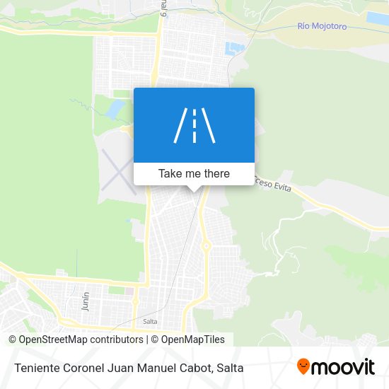Mapa de Teniente Coronel Juan Manuel Cabot