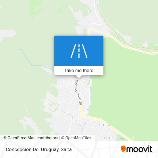 Concepción Del Uruguay map