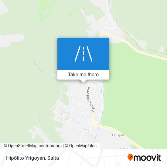 Mapa de Hipólito Yrigoyen