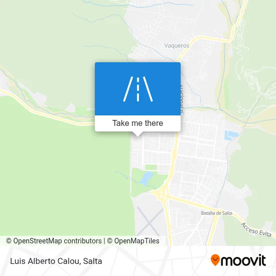 Luis Alberto Calou map