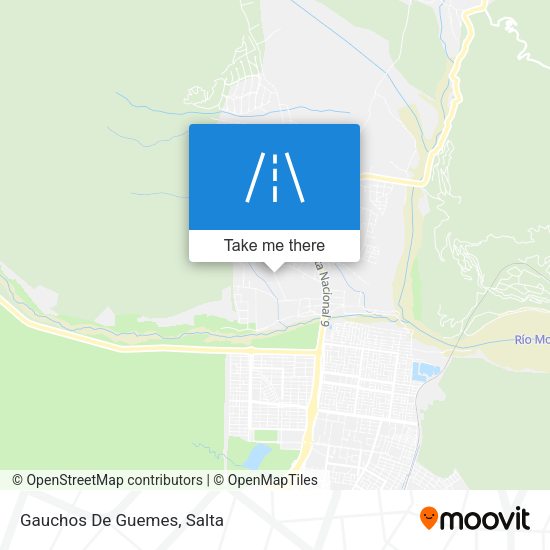 Mapa de Gauchos De Guemes