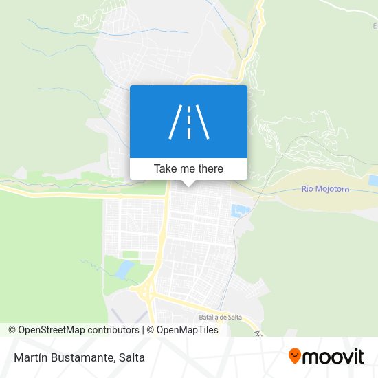 Mapa de Martín Bustamante
