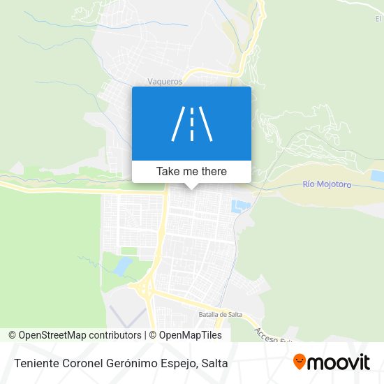 Mapa de Teniente Coronel Gerónimo Espejo