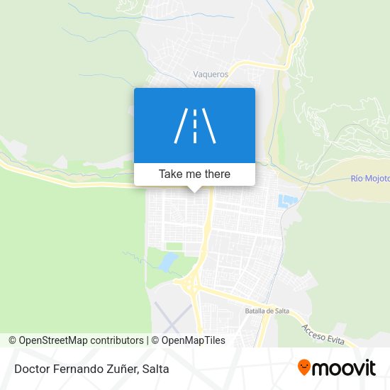 Doctor Fernando Zuñer map