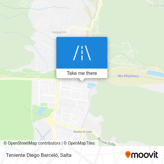 Teniente Diego Barceló map