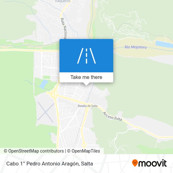 Cabo 1° Pedro Antonio Aragón map