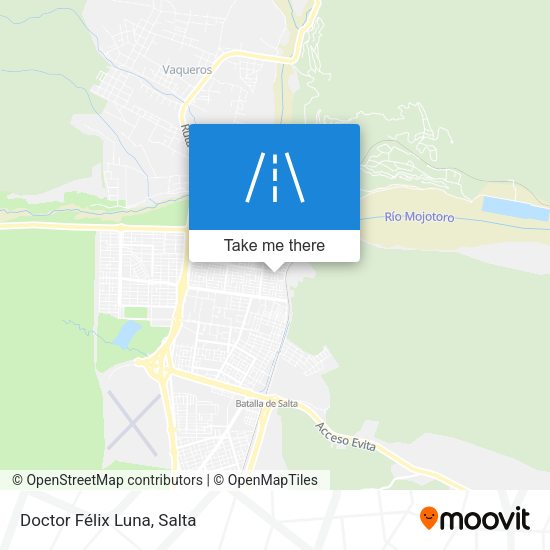 Mapa de Doctor Félix Luna