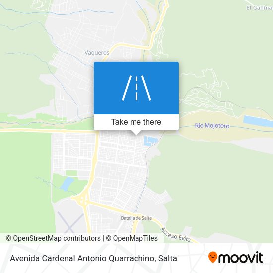 Avenida Cardenal Antonio Quarrachino map
