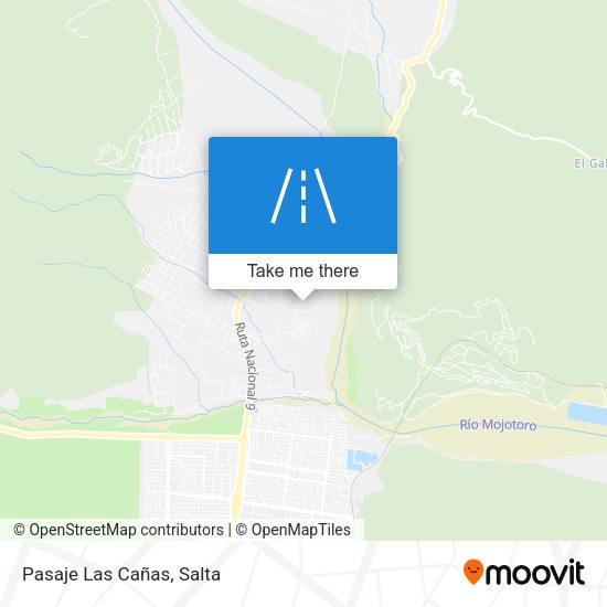 Mapa de Pasaje Las Cañas