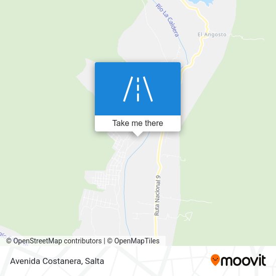 Mapa de Avenida Costanera