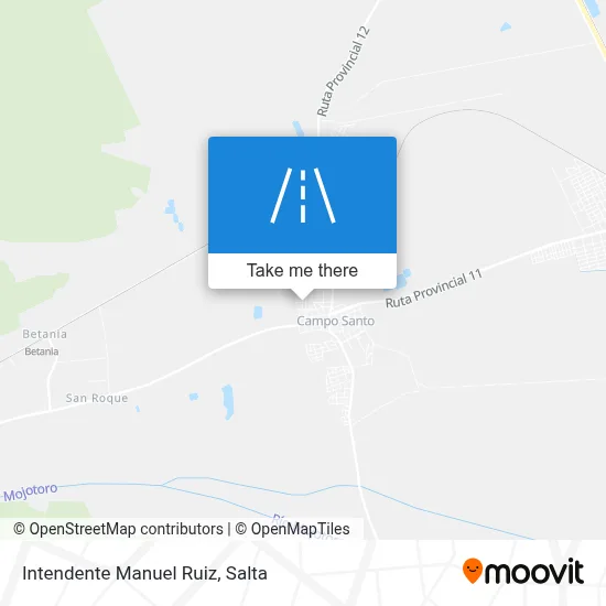 Intendente Manuel Ruiz map