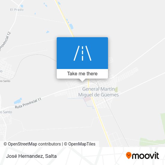 Mapa de José Hernandez