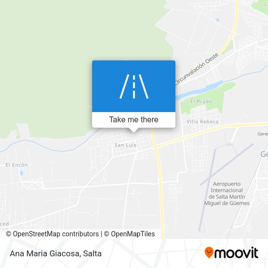 Mapa de Ana Maria Giacosa