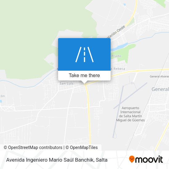 Avenida Ingeniero Mario Saúl Banchik map