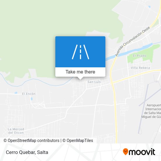 Mapa de Cerro Quebar