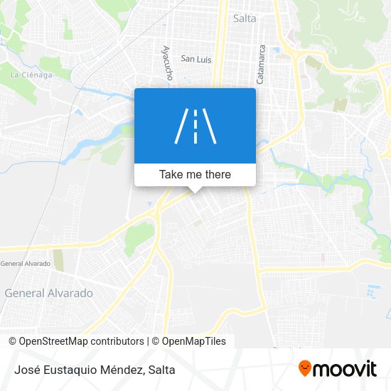 José Eustaquio Méndez map