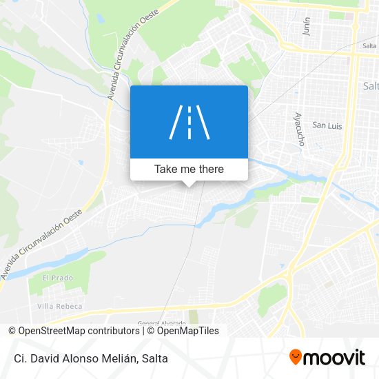 Ci. David Alonso Melián map