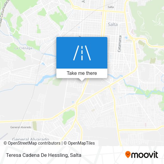 Mapa de Teresa Cadena De Hessling