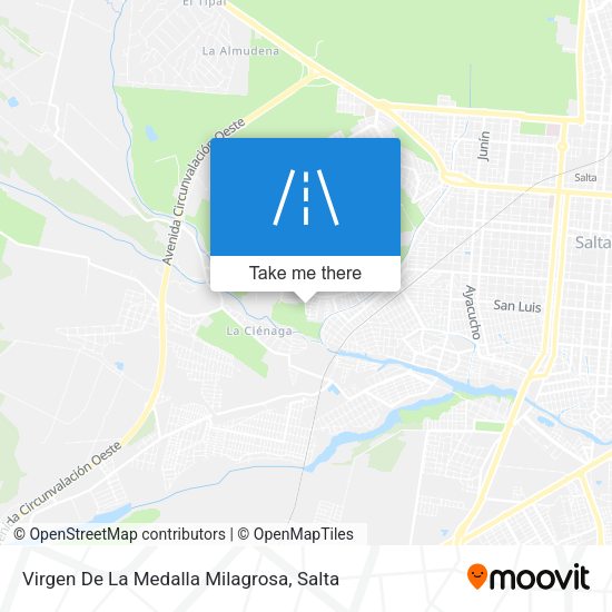 Virgen De La Medalla Milagrosa map