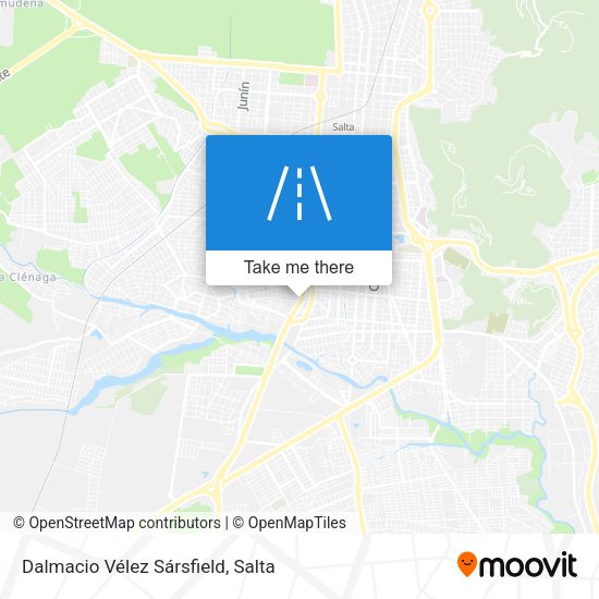 Dalmacio Vélez Sársfield map