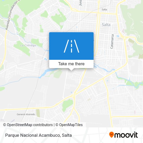 Mapa de Parque Nacional Acambuco