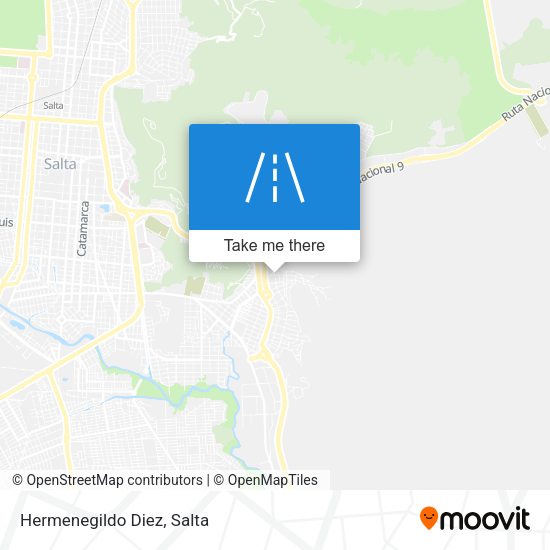 Mapa de Hermenegildo Diez