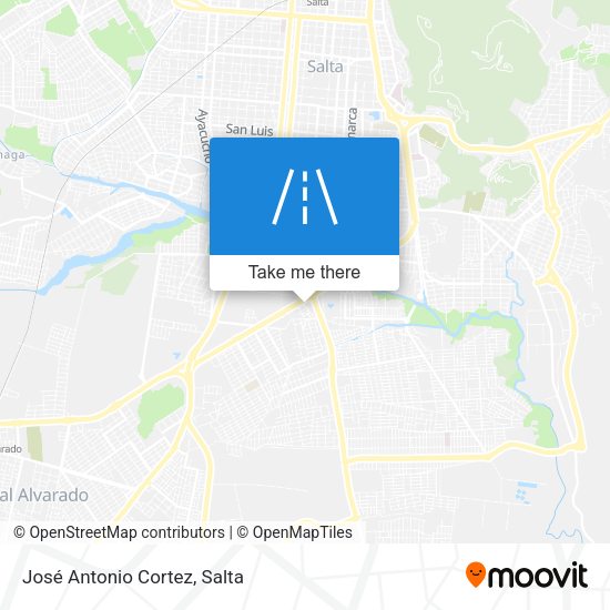 José Antonio Cortez map