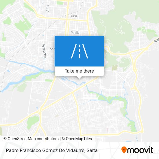 Mapa de Padre Francisco Gómez De Vidaurre