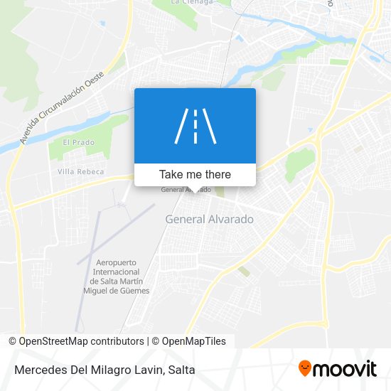 Mapa de Mercedes Del Milagro Lavin