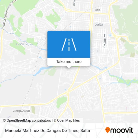 Manuela Martínez De Cangas De Tineo map